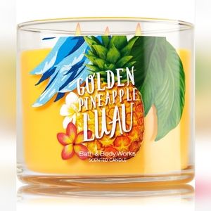 Bath and Body Works Golden Pineapple Luau candle